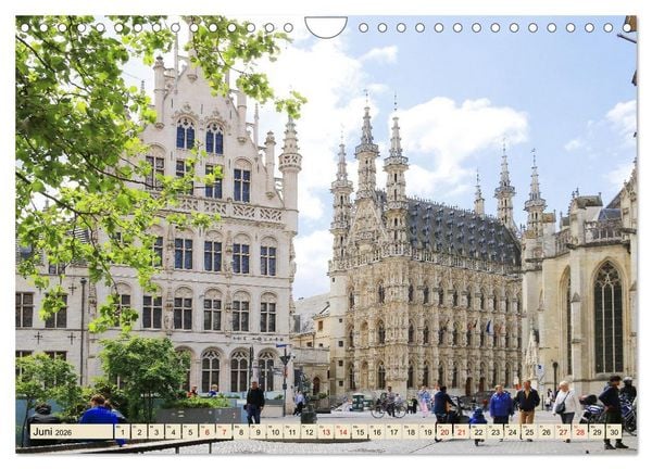 Produktbild: Sch&ouml;nste St&auml;dte in Belgien (Wandkalender 2026 DIN A4 quer), CALVENDO Monatskalender