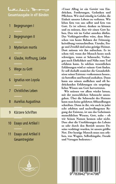 Kürzere Schriften