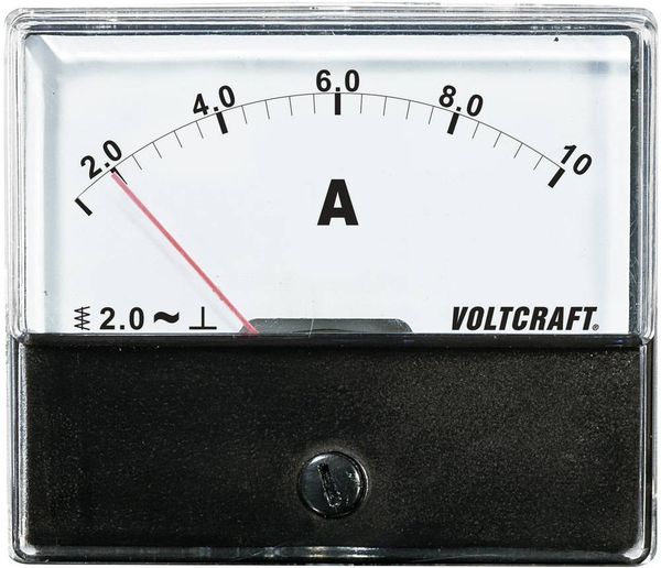 Produktbild: VOLTCRAFT AM-70X60/10A AM-70X60/10A Einbau-Messger&auml;t AM-70X60/10A 10A Dreheisen