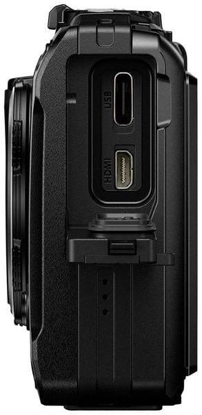 Produktbild: OM System TG-7 black Digitalkamera 12 Megapixel Opt. Zoom: 4 x Schwarz Sto&szlig;fest, Wasserdicht, 4K-Video