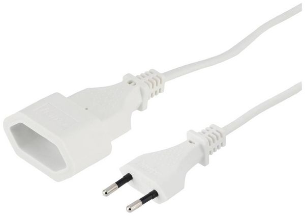 Produktbild: Hama 00223261 Strom Verl&auml;ngerungskabel Wei&szlig; 3 m