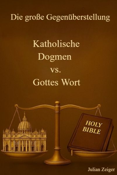 Produktbild: Die gro&szlig;e Gegen&uuml;berstellung - Katholische Dogmen vs. Gottes Wort