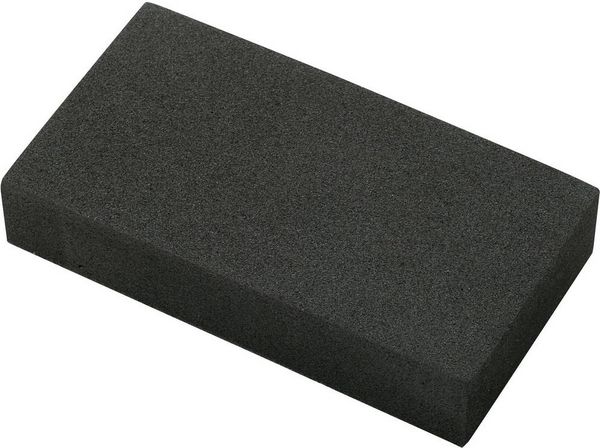 Produktbild: TRU COMPONENTS Moosgummiblock selbstklebend EVA Schwarz (L x B x H) 95 x 49 x 19mm 1St.