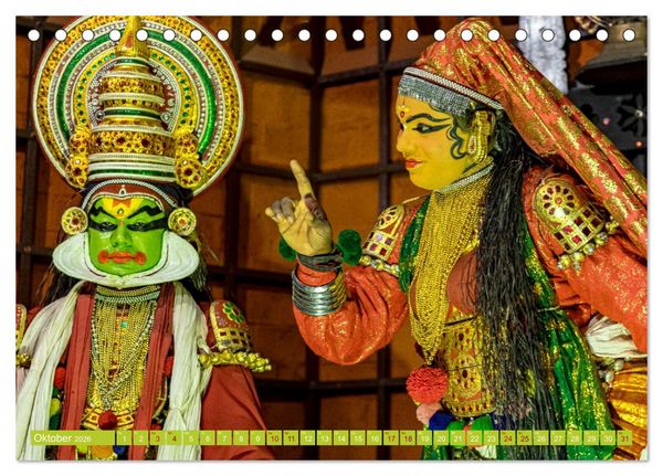 Produktbild: Indien - Der S&uuml;den (Tischkalender 2026 DIN A5 quer), CALVENDO Monatskalender