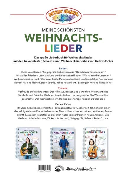 Produktbild: Detlev J&ouml;cker: Meine sch&ouml;nsten Weihnachtslieder