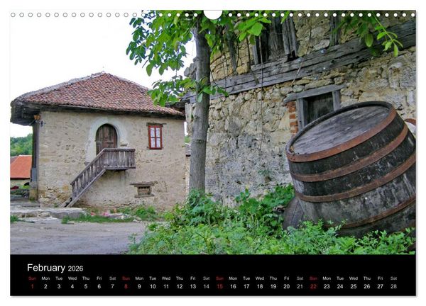 Produktbild: Monuments of Serbia 2026 (Wall Calendar 2026 DIN A3 landscape), CALVENDO 12 Month Wall Calendar