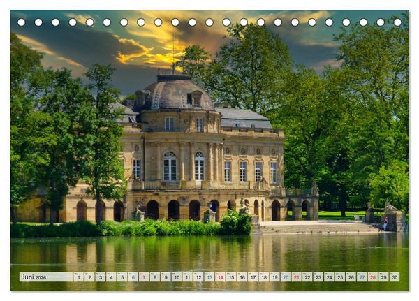 Produktbild: Schlossromantik (Tischkalender 2026 DIN A5 quer), CALVENDO Monatskalender