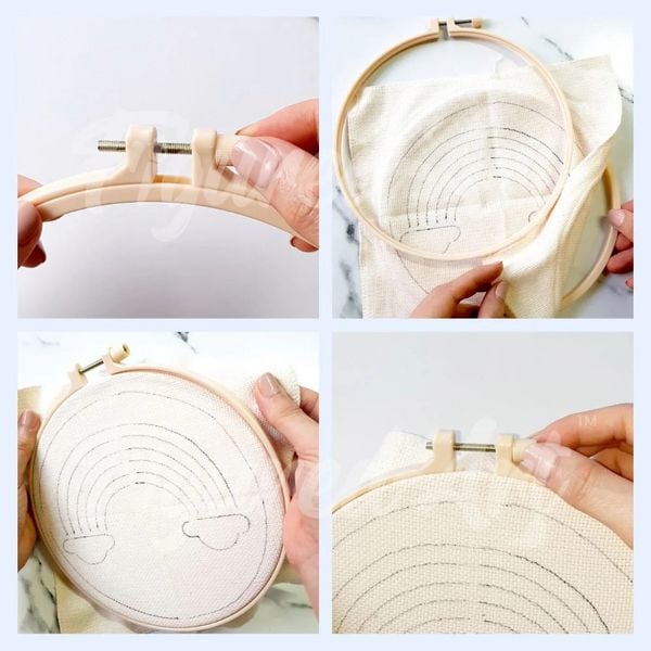 Produktbild: Punch Needle Figured'Art 20x20 cm Fuchs, DIY Stickerei mit Nadel und Wolle