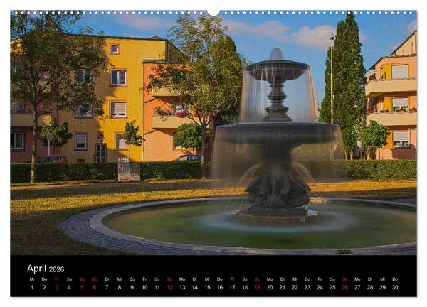 Produktbild: Hanau und Umgebung (hochwertiger Premium Wandkalender 2026 DIN A2 quer), Kunstdruck in Hochglanz