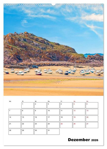 Produktbild: Malerische Bretagne - Reiseplaner (hochwertiger Premium Wandkalender 2026 DIN A2 hoch), Kunstdruck in Hochglanz