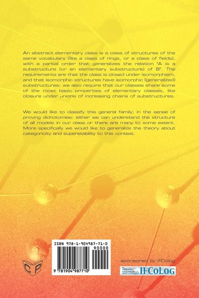 Produktbild: Classification Theory for Abstract Elementary Classes