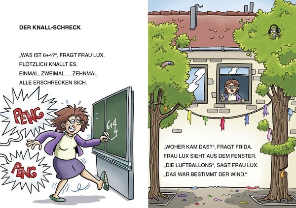 Produktbild: Lesel&ouml;wen 1. Klasse - Ein Gespenst auf dem Schulhof (Gro&szlig;buchstabenausgabe)