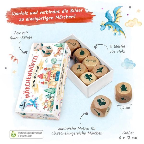 Produktbild: Tr&ouml;tsch W&uuml;rfelset M&auml;rchenw&uuml;rfel Erz&auml;hl doch mal