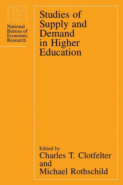 Produktbild: Studies of Supply and Demand in Higher Education