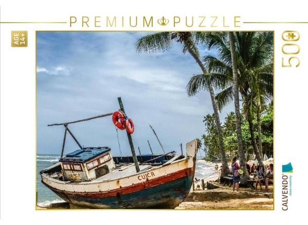 CALVENDO Puzzle Praia do Forte - Costa dos Coqueiros | 500 Teile Lege-Größe 48 × 36 cm Foto-Puzzle für Erwachsene