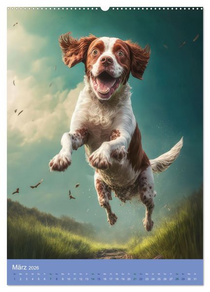 Produktbild: Hunde mit Temperament (Wandkalender 2026 DIN A2 hoch), CALVENDO Monatskalender