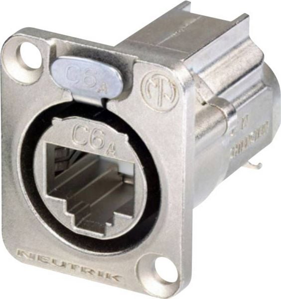 Produktbild: Neutrik NE8FDX-Y6 RJ45 Datensteckverbinder etherCON D Serie NE8FDX-Y6 Buchse, gerade Pole: 8P8C Nickel 1 St.