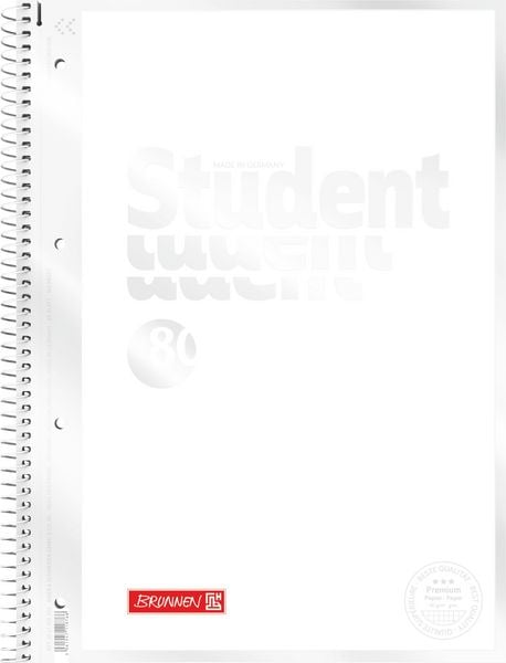 Produktbild: Brunnen Collegeblock A4 white Lin. 28