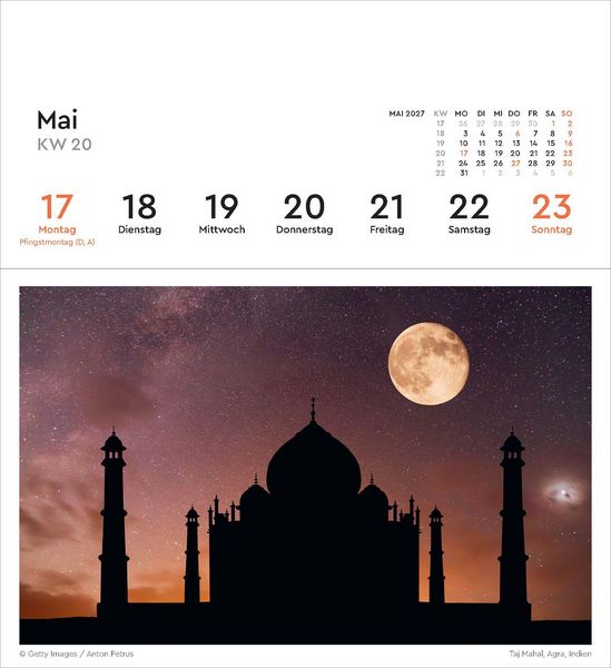 Produktbild: Urlaubsfeeling - KUNTH Postkartenkalender 2027