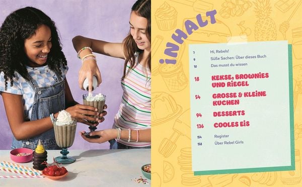 Produktbild: Rebel Girls - das Original. Cookbook for Rebel Girls Sweet