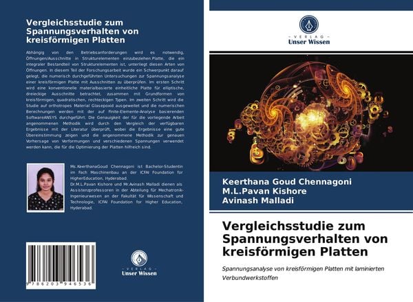 Produktbild: Vergleichsstudie zum Spannungsverhalten von kreisf&ouml;rmigen Platten