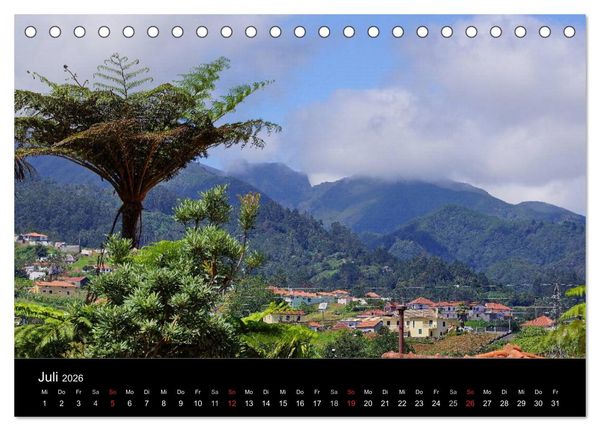 Produktbild: Madeira die Gr&uuml;ne Insel (Tischkalender 2026 DIN A5 quer), CALVENDO Monatskalender