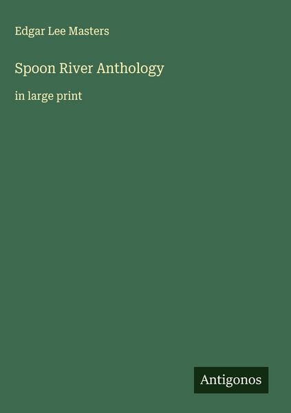 Produktbild: Spoon River Anthology