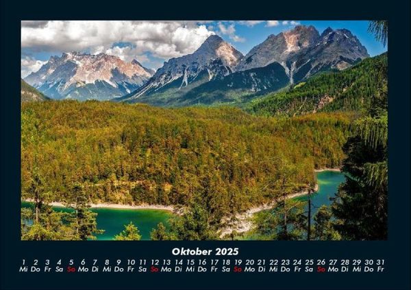 Produktbild: Landschaftskalender 2025 Fotokalender DIN A4
