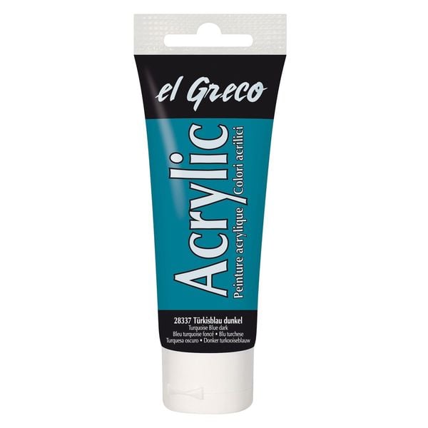 KREUL Acrylfarbe eL Greco türkisblau 75ml Tube