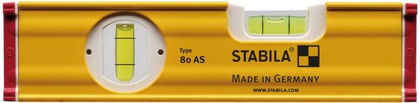 Produktbild: Stabila Type 80 AS 19565 Leichtmetall-Wasserwaage 20 cm
