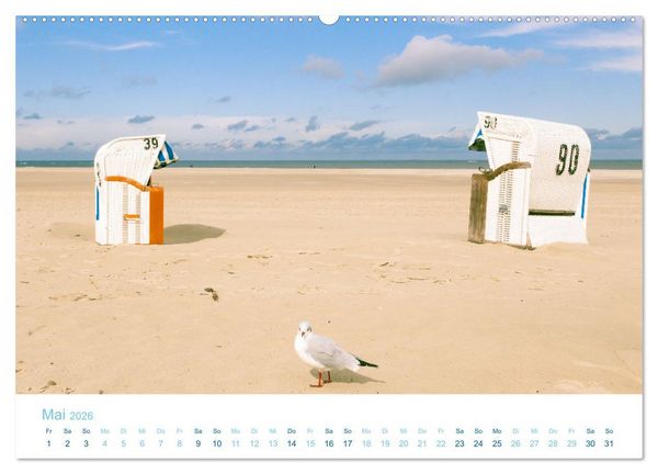Produktbild: Mehr Nordsee (Wandkalender 2026 DIN A2 quer), CALVENDO Monatskalender