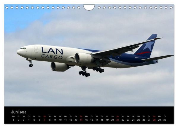 Produktbild: Internationale Frachtflugzeuge (Wandkalender 2026 DIN A4 quer), CALVENDO Monatskalender