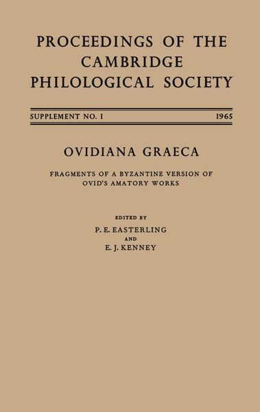 Produktbild: Ovidiana Graeca