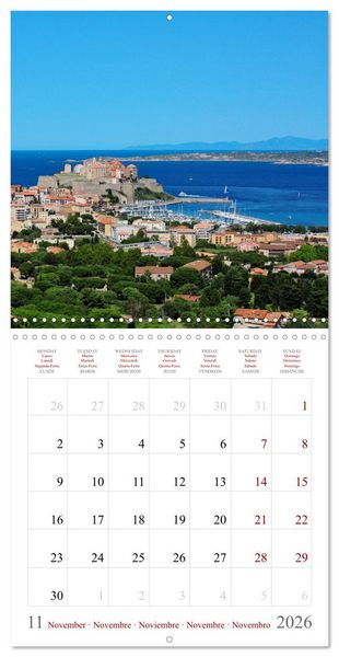 Produktbild: Corsica &ndash; Colors of a wild beauty (Wall Calendar 2026 12 &times; 12 Inch) CALVENDO 12 Month Wall Calendar