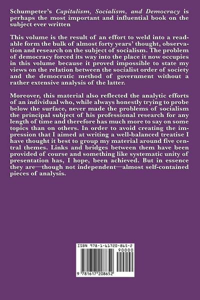 Produktbild: Capitalism, Socialism, and Democracy (Second Edition Text)