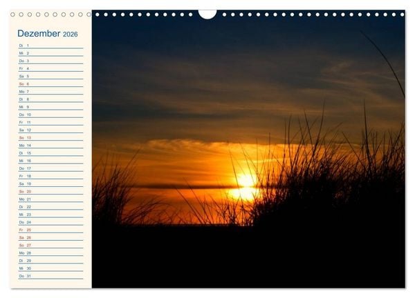 Produktbild: Urlaub auf Borkum (Wandkalender 2026 DIN A3 quer), CALVENDO Monatskalender