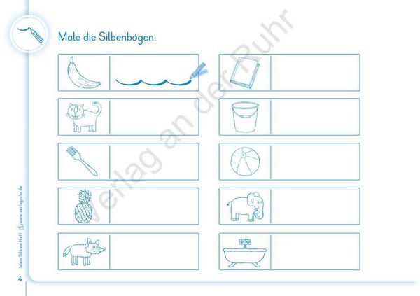 Produktbild: Mein Silben-Heft