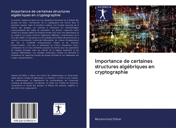 Produktbild: Importance de certaines structures alg&eacute;briques en cryptographie