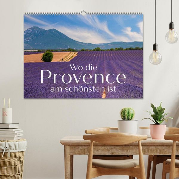 Produktbild: Wo die Provence am sch&ouml;nsten ist (Wandkalender 2026 DIN A2 quer), CALVENDO Monatskalender