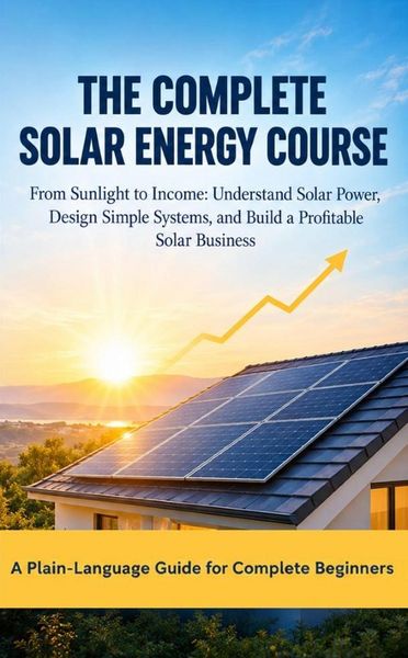 Produktbild: The Complete Solar Energy Course From Sunlight to Income: Understand Solar Power, Design Simple Systems, and Build a Profitable Solar Business