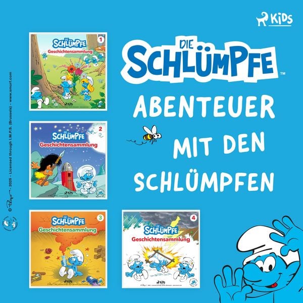 Produktbild: Die Schl&uuml;mpfe - Abenteuer mit den Schl&uuml;mpfen