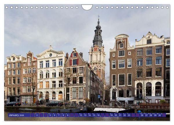 Produktbild: AWESOME AMSTERDAM (Wall Calendar 2026 DIN A4 landscape), CALVENDO 12 Month Wall Calendar
