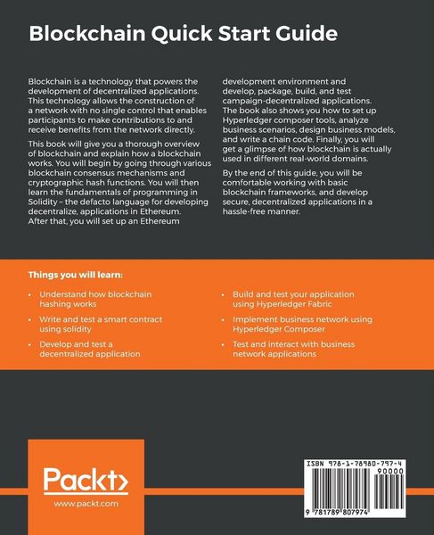 Produktbild: Blockchain Quick Start Guide