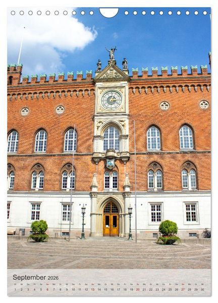 Produktbild: D&auml;nemark - Historisches F&uuml;nen (Wandkalender 2026 DIN A4 hoch), CALVENDO Monatskalender