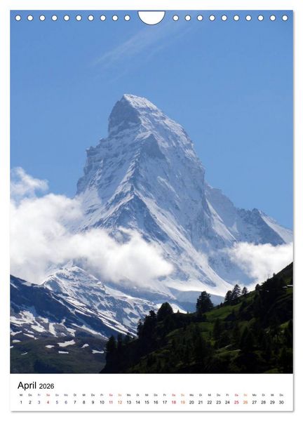Produktbild: Horu Matterhorn im Hochformat (Wandkalender 2026 DIN A4 hoch), CALVENDO Monatskalender