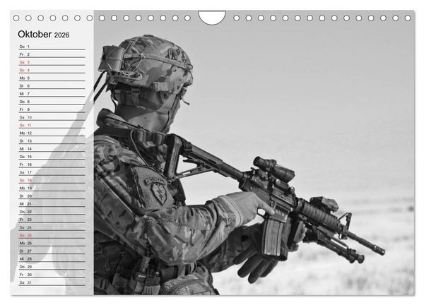 Produktbild: Spezialeinheiten &bull; U.S. Special Forces (Wandkalender 2026 DIN A4 quer), CALVENDO Monatskalender