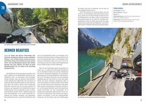 Produktbild: Das gro&szlig;e Motorrad-Tourenbuch Alpen