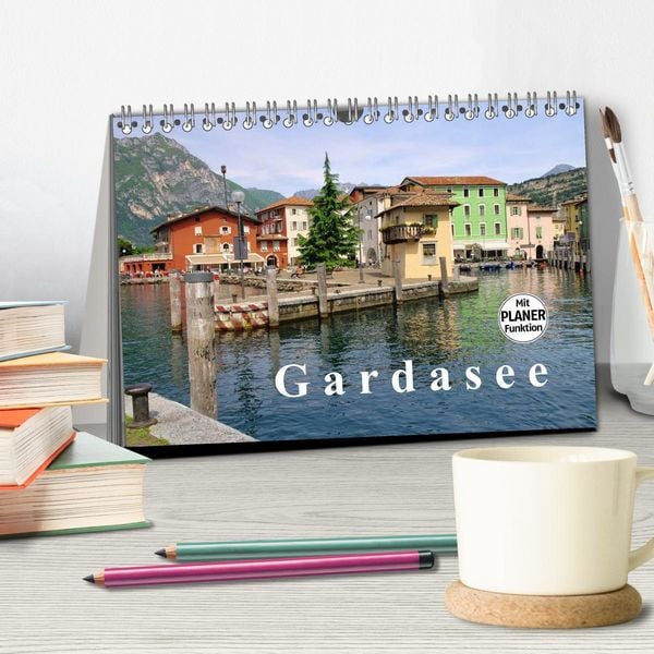 Produktbild: Gardasee (Tischkalender 2026 DIN A5 quer), CALVENDO Monatskalender