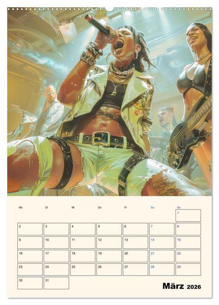 Produktbild: Punkerg&ouml;ren - In Aktion (Wandkalender 2026 DIN A2 hoch), CALVENDO Monatskalender