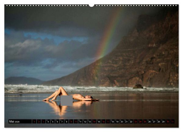Produktbild: Lanzarote - Aktaufnahmen auf der Vulkaninsel (Wandkalender 2026 DIN A2 quer), CALVENDO Monatskalender